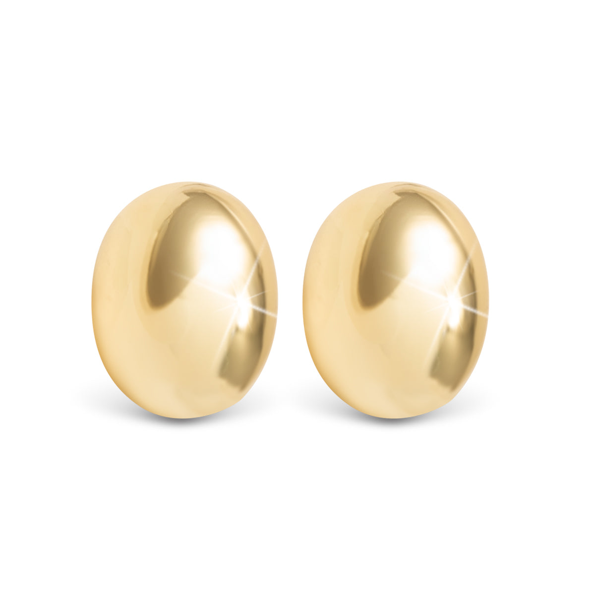 Vivian Polished Stud Gold