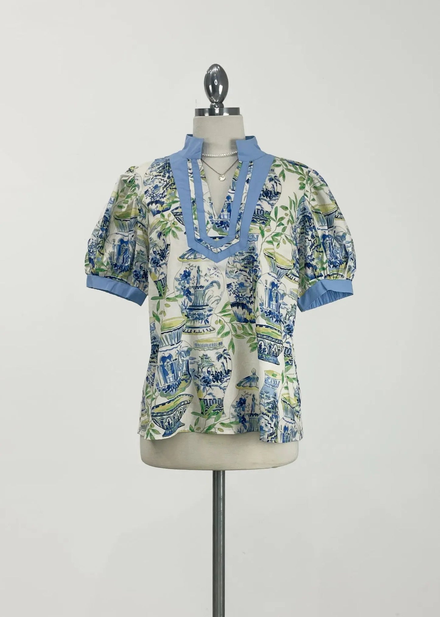 STACY TOP - BLUE MIX