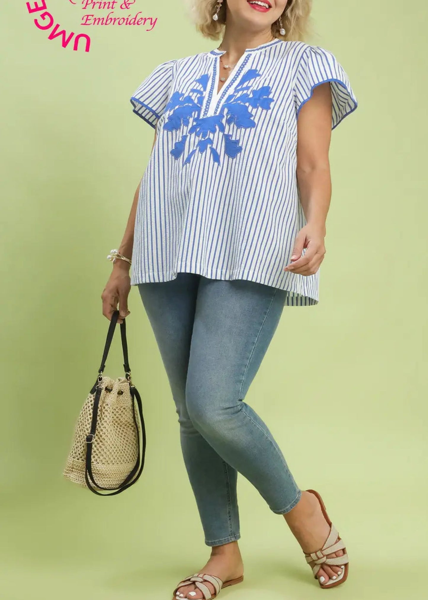 PERIN TOP - PERI BLUE