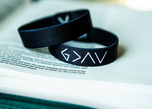 God is Greater Than the Highs CHILD SIZE Stretchy Bracelet