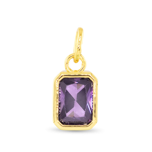 FEBRUARY GOLD CHARM