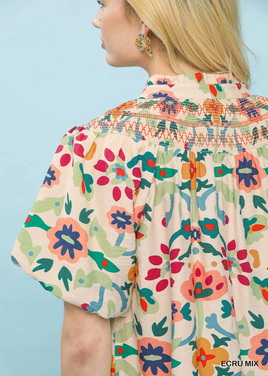 TIMBERLEE TOP - PINK MIX