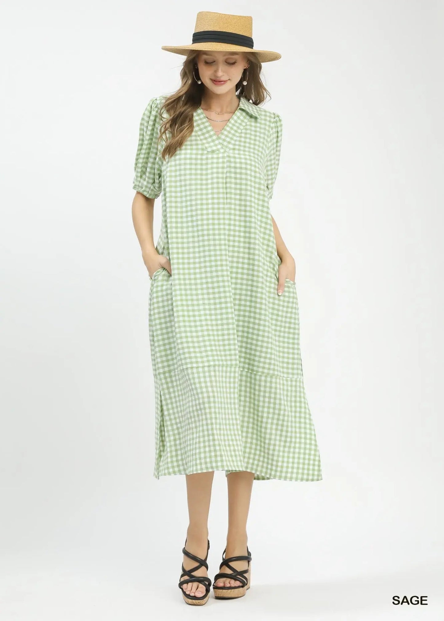 CHLOE DRESS - SAGE
