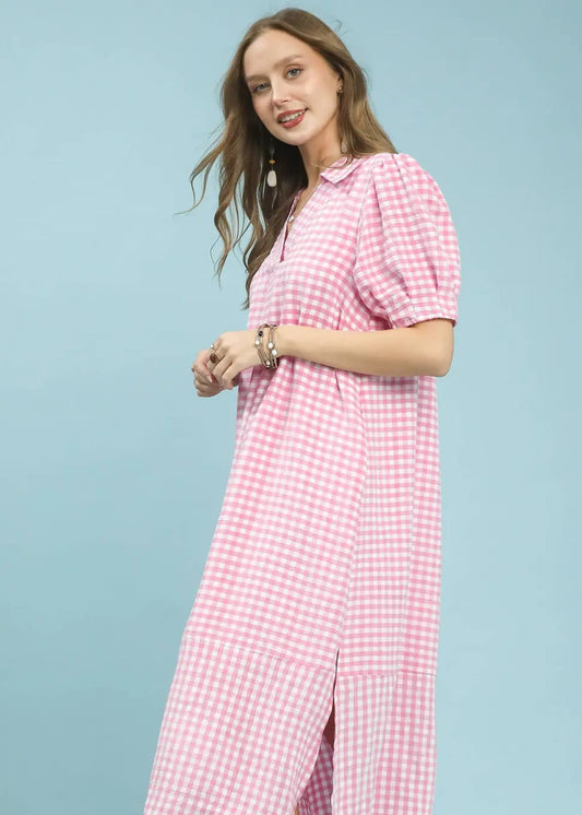 CHLOE DRESS - PEONY