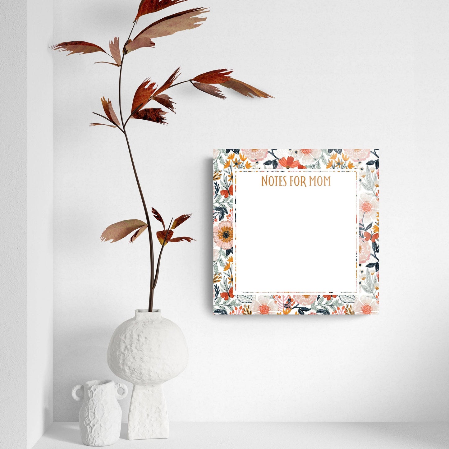 8x8 Glass Dry Erase-Pretty Things Notes For Mom