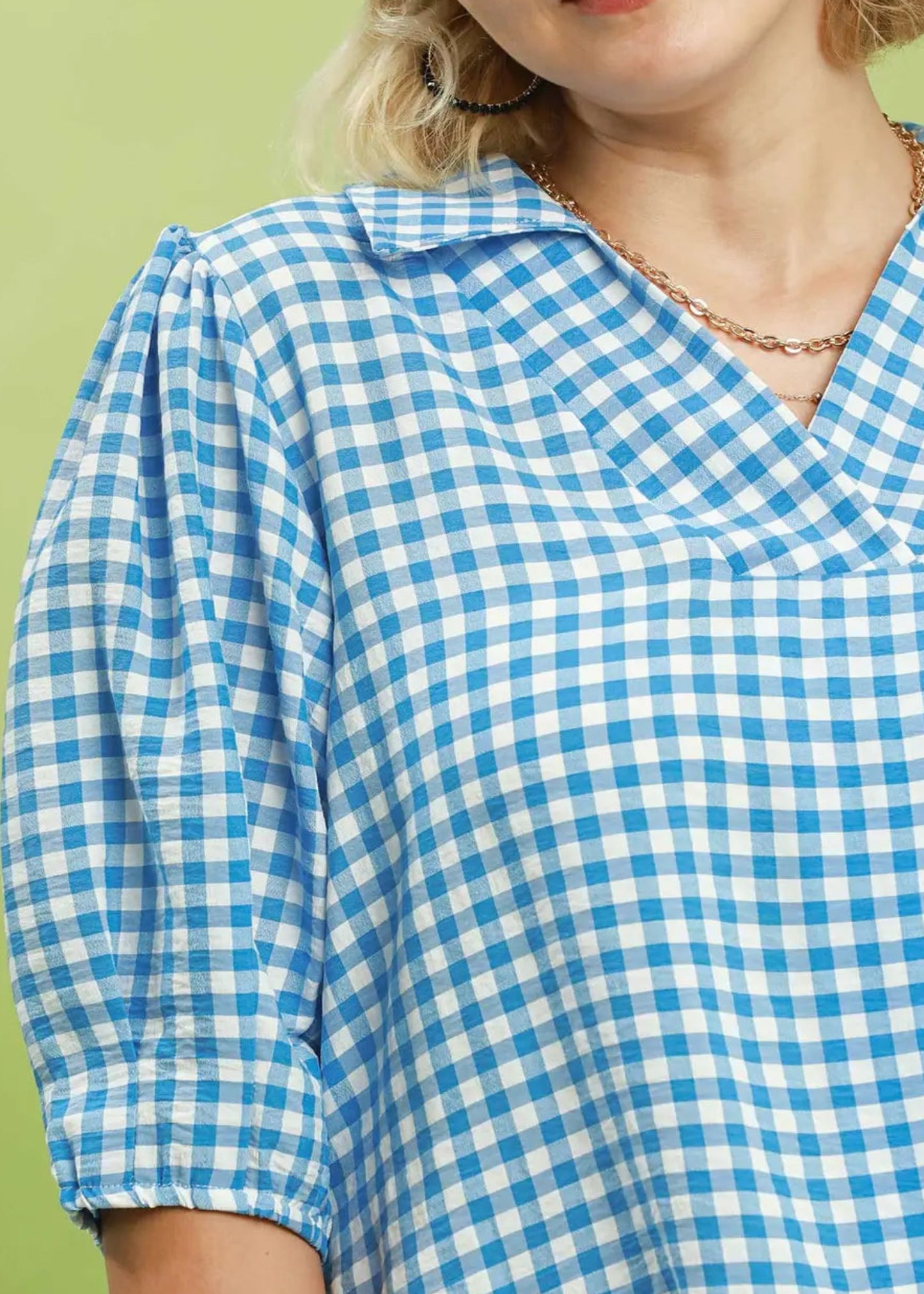 BRIANNA TOP - BLUE