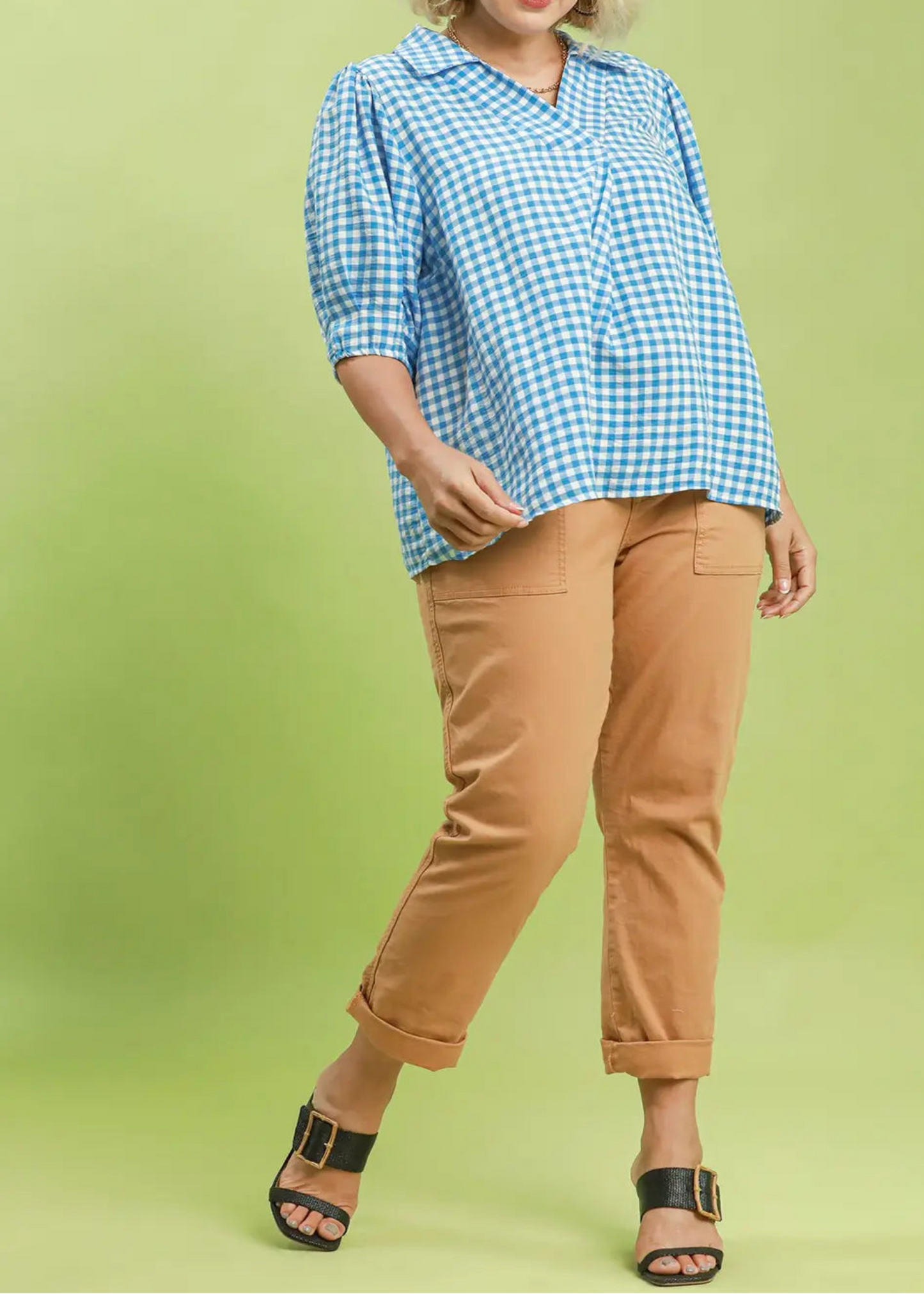 BRIANNA TOP - BLUE