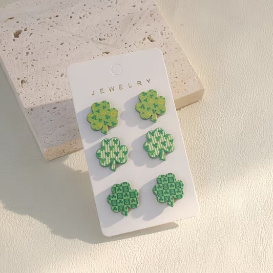 ST PATRICKS EARRING SET