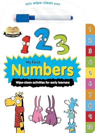 Help with Homework: My First Numbers-Wipe-Clean Activities for Early Learners