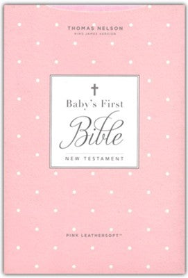 BABY FIRST BIBLE NT LS-PINK