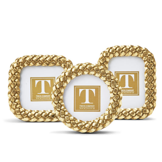 BRAIDED PHOTO FRAMES
