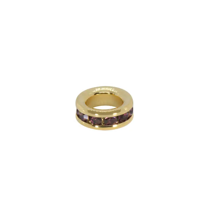 14K Gold-Plated 8mm Mini Birthstone Charms- (By Month)