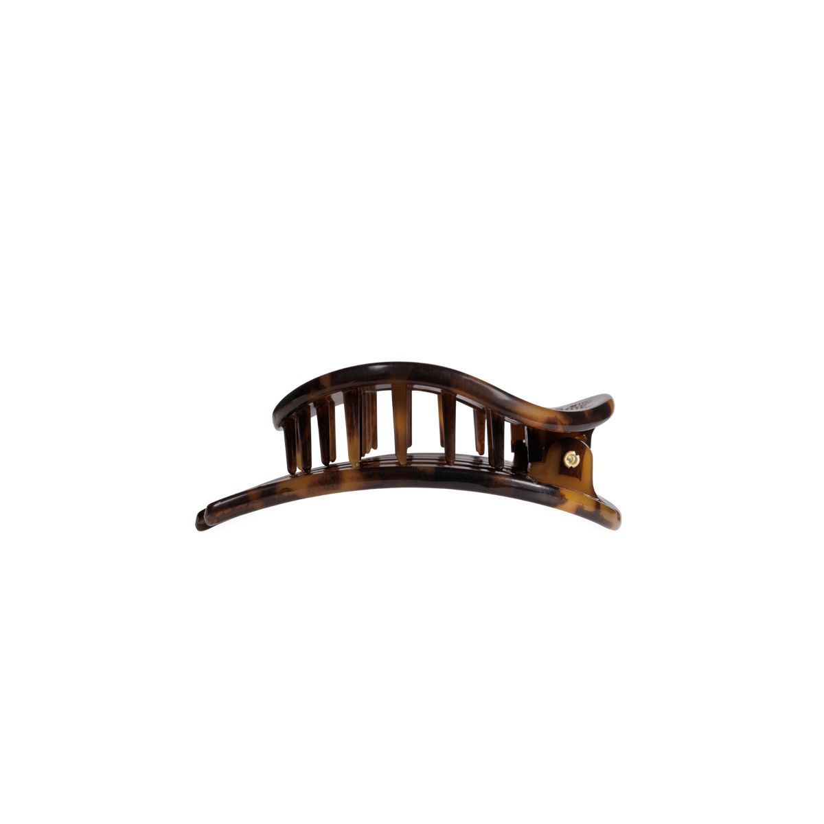 Tortoise | Small | Flat Open Circle Hair Clip