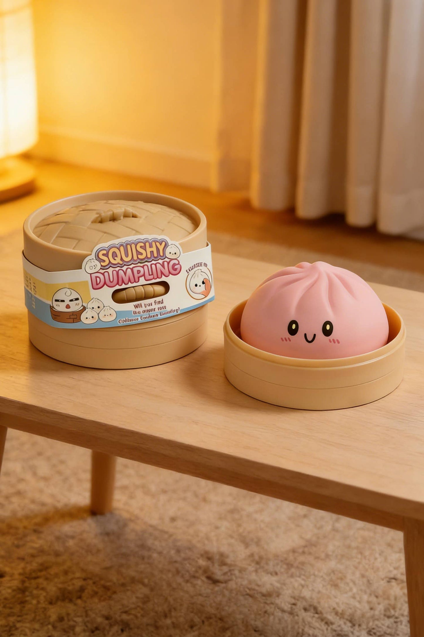 Dumpling Soft Bun Stress Relief Squeeze Toy