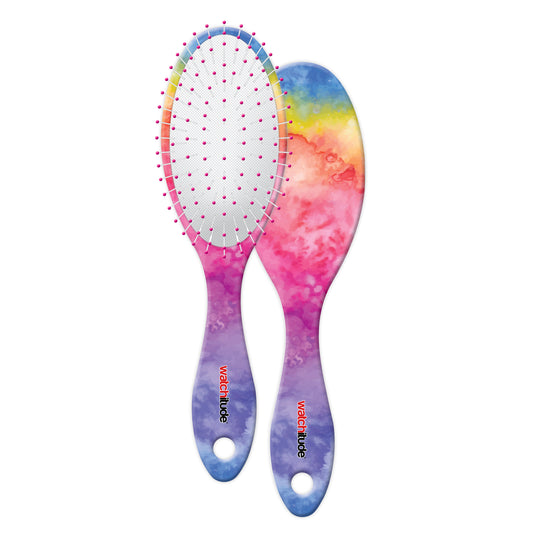 SCENTED HAIRBRUSH-RAINBOW TIE DYE