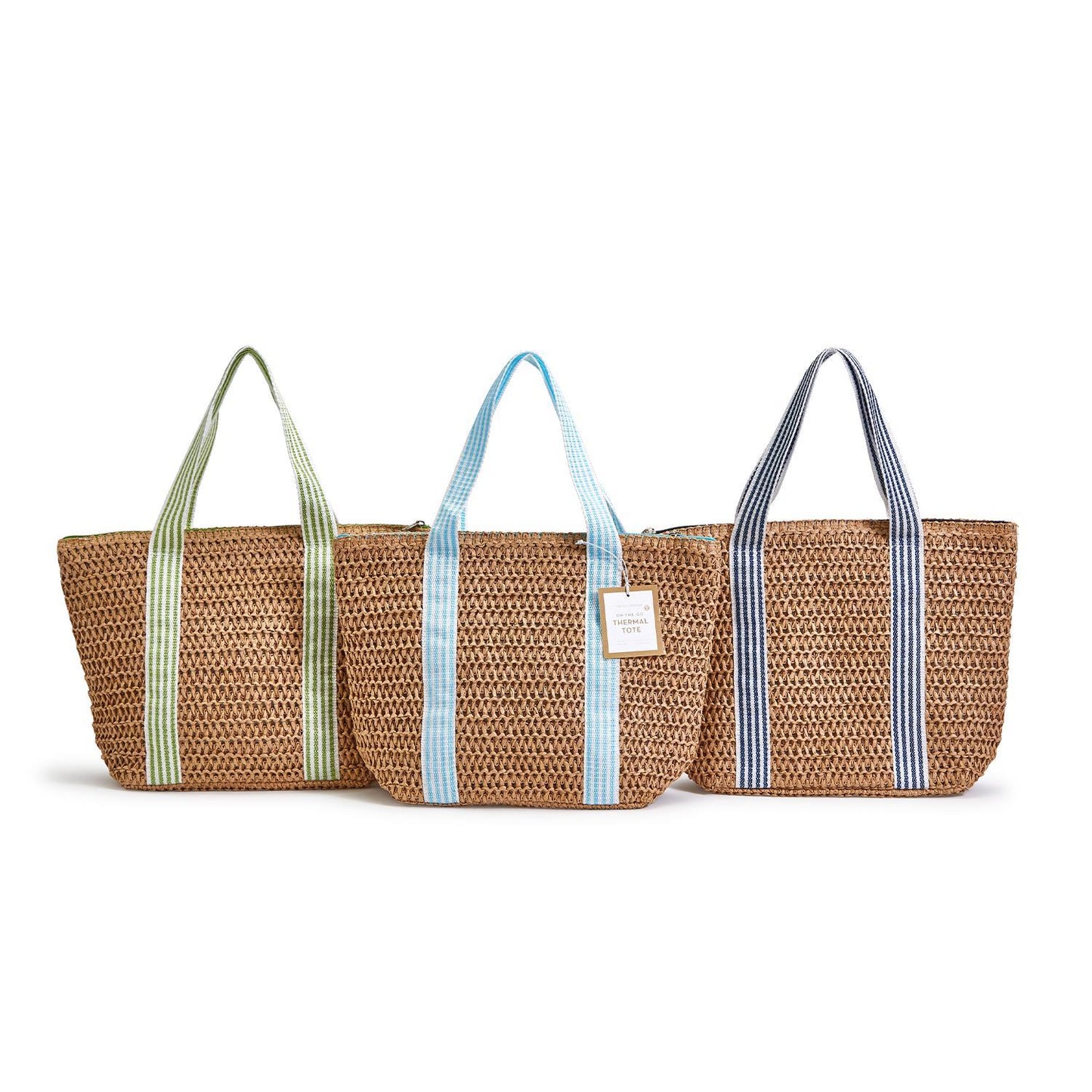 WOVEN THERMAL LUNCH TOTES
