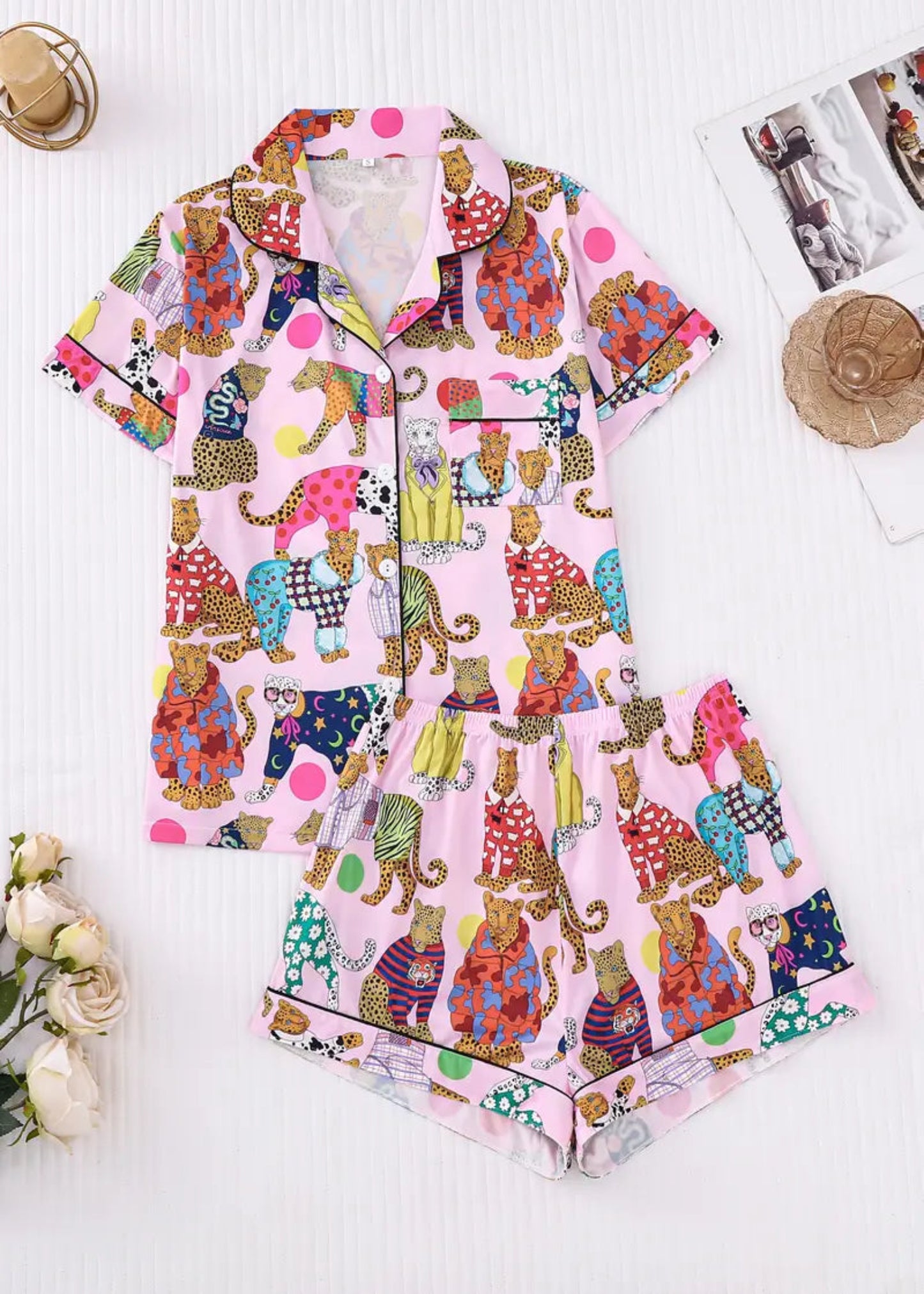ANIMAL PRINT: PAJAMA SET