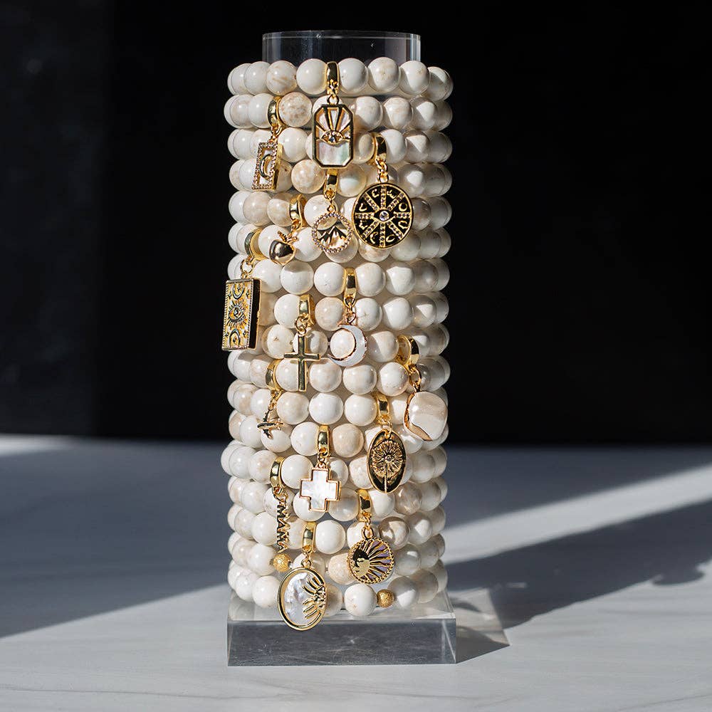 Cross Charm, Gold, Charm Bar | Charm Necklace, Bag Charm