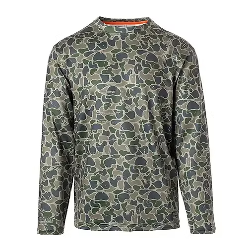 BACKWOODS CAMO LONG SLEEVE DRY FIT TEE