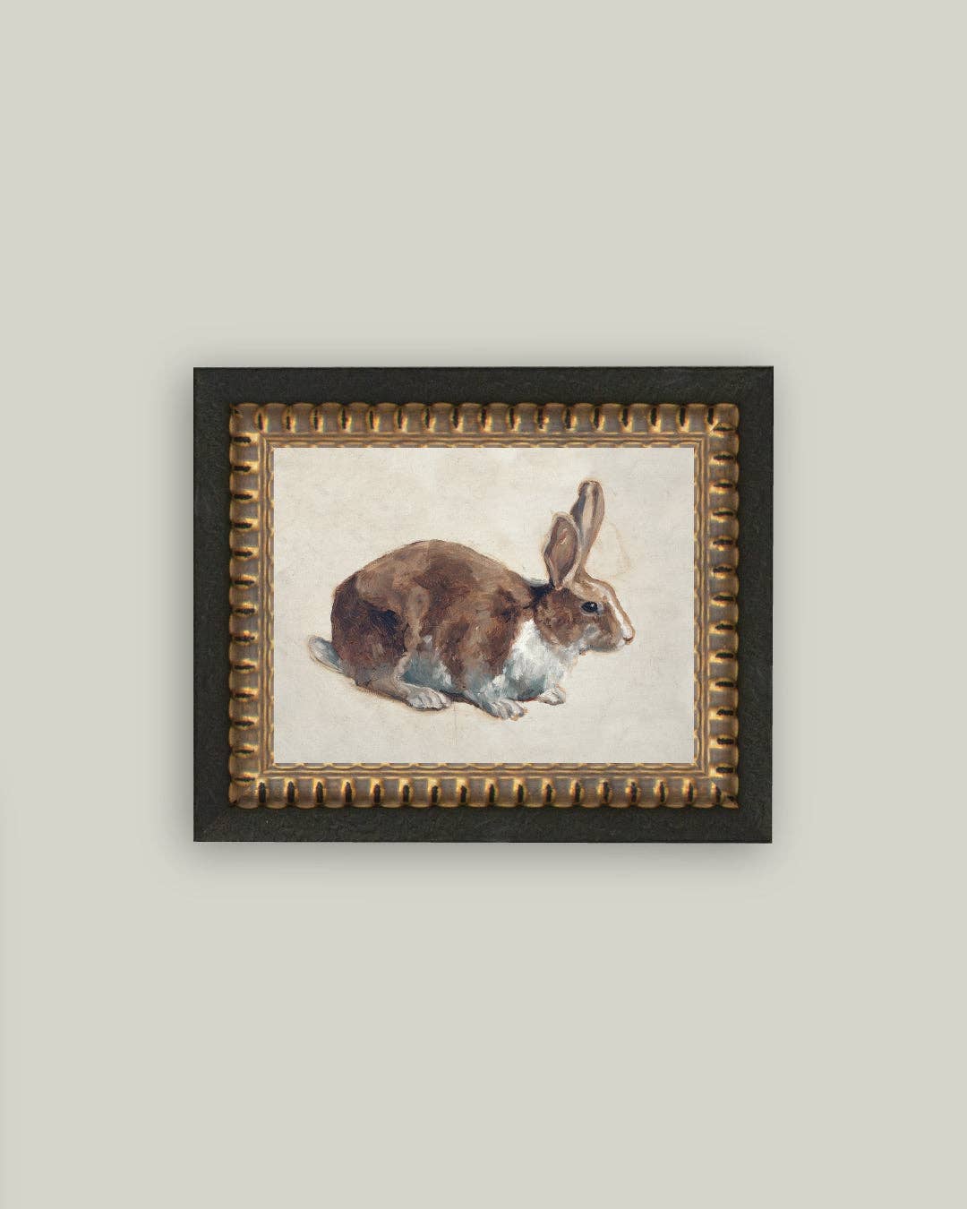 Rabbit Framed Antique Art