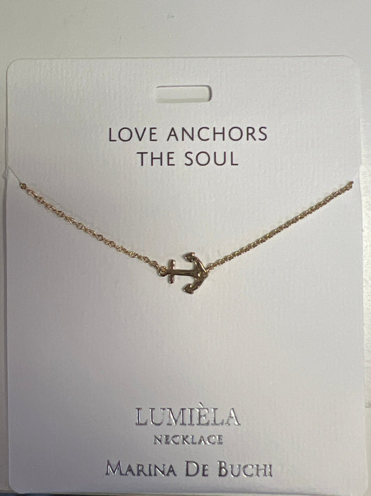 LUMIELA NECKLACE- ANCHOR SHAPE