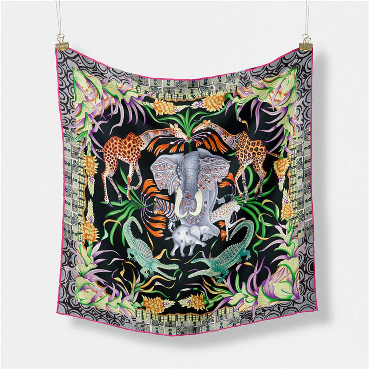 Silky Animal Print Scarf – Mother's Day Gift