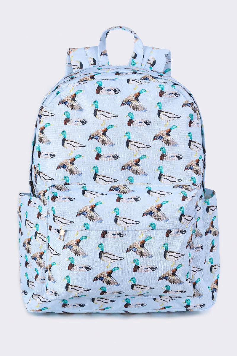 Duck Hunting Kids Canvas Backpack