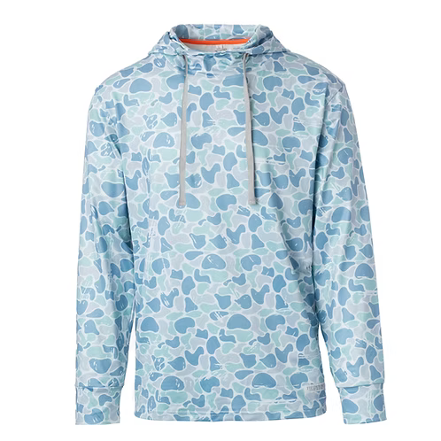 SALTWATER CAMO PERFORMANCE HOODIE - CAMO