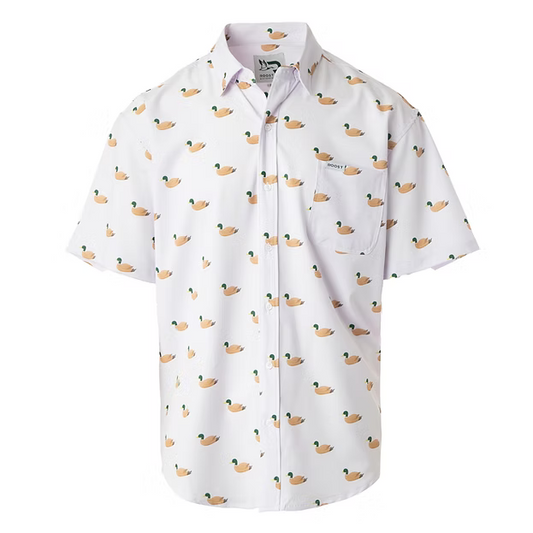 ROOST MALLARD BUTTON DOWN - WHITE