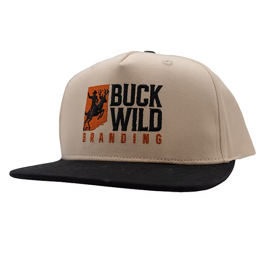 BUCK WILD - BLACK CANVAS HAT