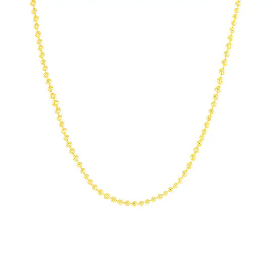 Add A Charm Beaded Chain Necklace - Gold