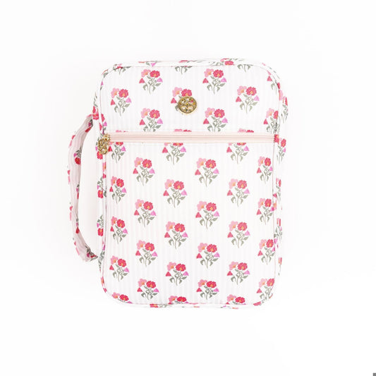 Bible Cover Printed Meadow Blush