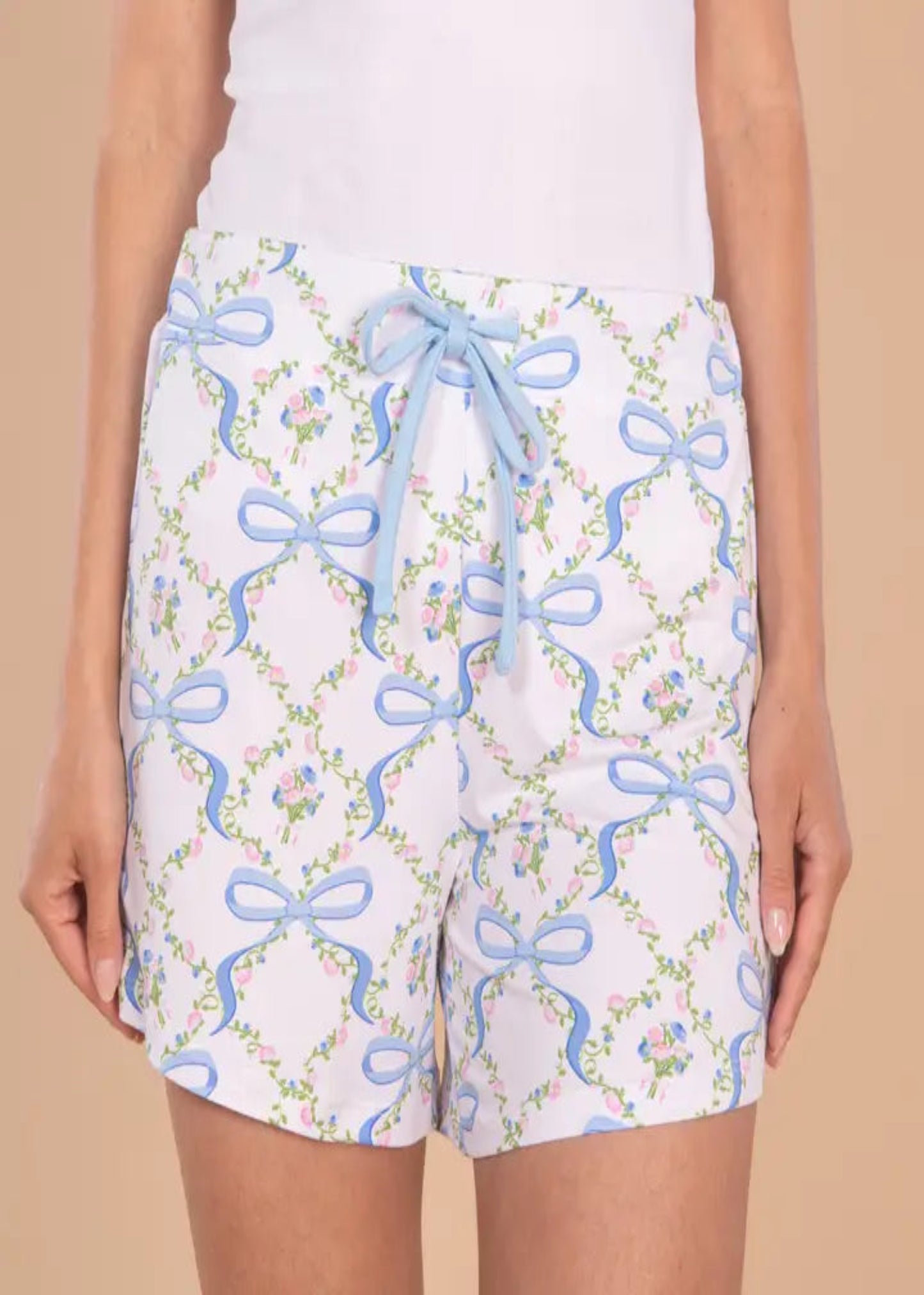 Bows & Blossoms Pajama Shorts