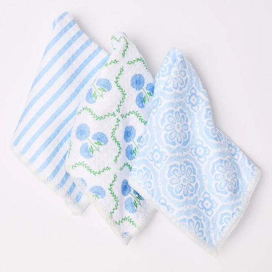 QUICK DRY DISH TOWEL SET - CHARM BLUE