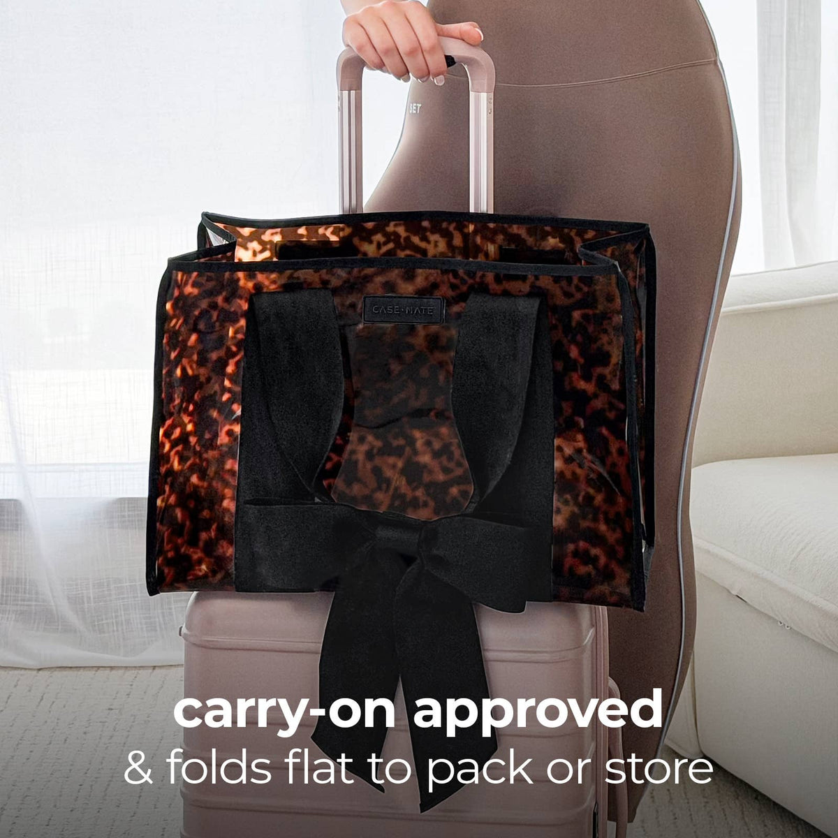 Case-Mate Tortoiseshell Bow Jelly Tote Bag (Classic)