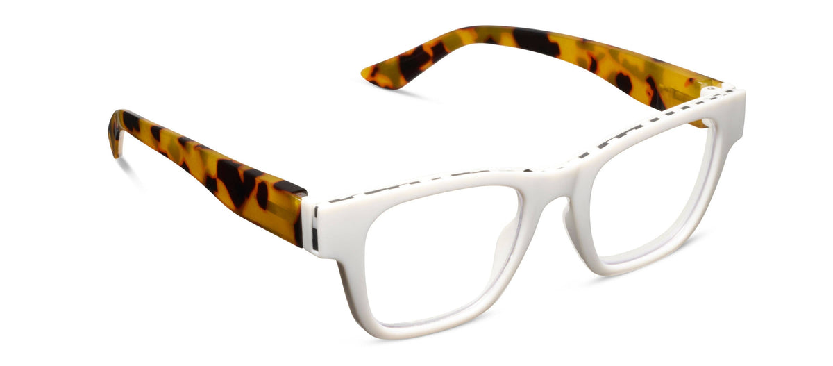 Bernadette (Blue Light) White/Tokyo Tortoise