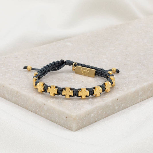 Faith Blessing Bracelet with Cross Medals