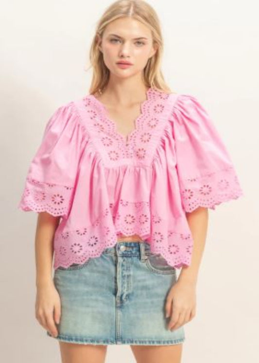 POSIE TOP - PINK