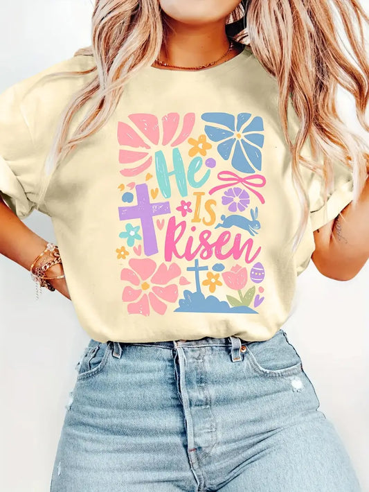 "He is Risen" Easter T-Shirt