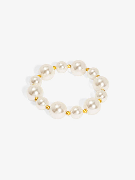 Mixed Pearl Stretch Bracelet