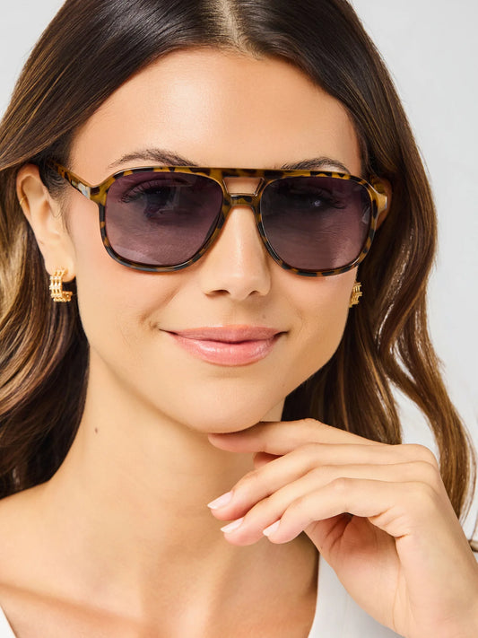 MORGAN SUNGLASSES - BROWN TORTOISE