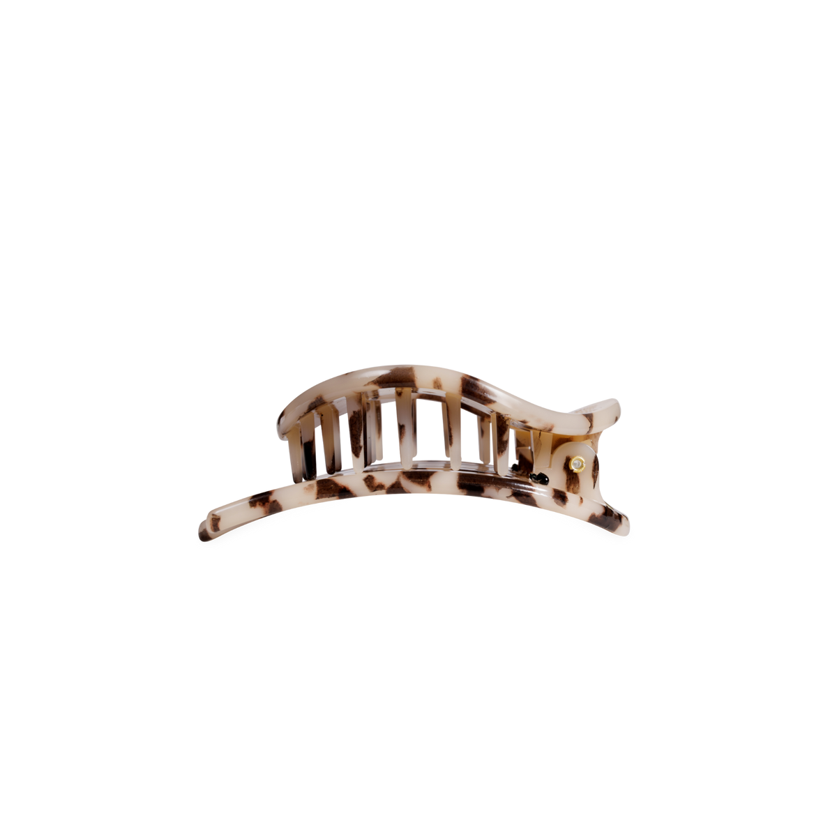 Blonde Tortoise | Small | Flat Open Circle Hair Clip