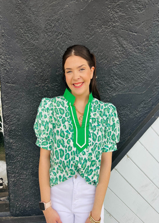 ALISHA TOP - GREEN