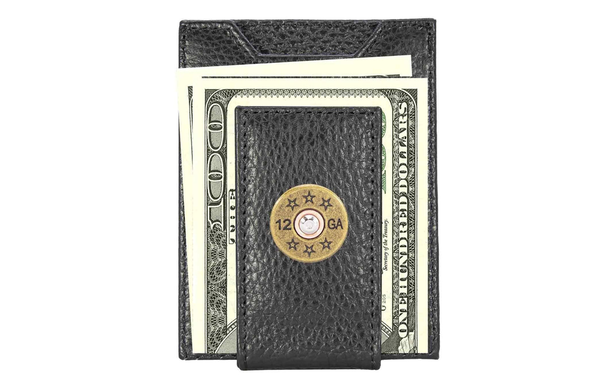 Shotshell Magnetic Leather Slim Wallet