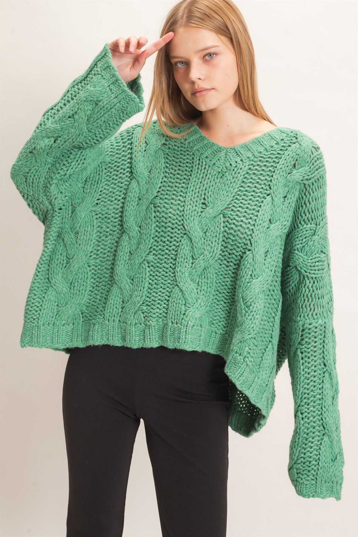 BAILEY SWEATER - GREEN