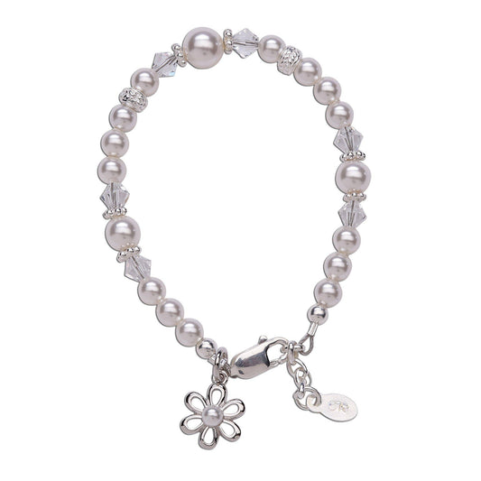 LILA STERLING SILVER AND BABY BRACELET