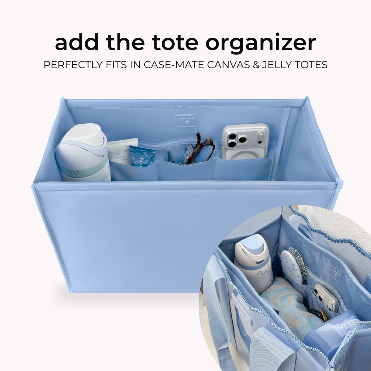 Case-Mate Carolina Blue Crochet Jelly Tote Bag (Classic)
