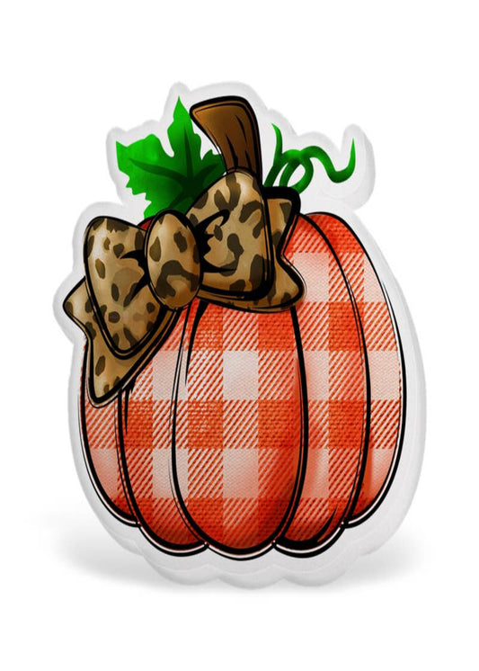 Plaid Pumpkin Acrylic