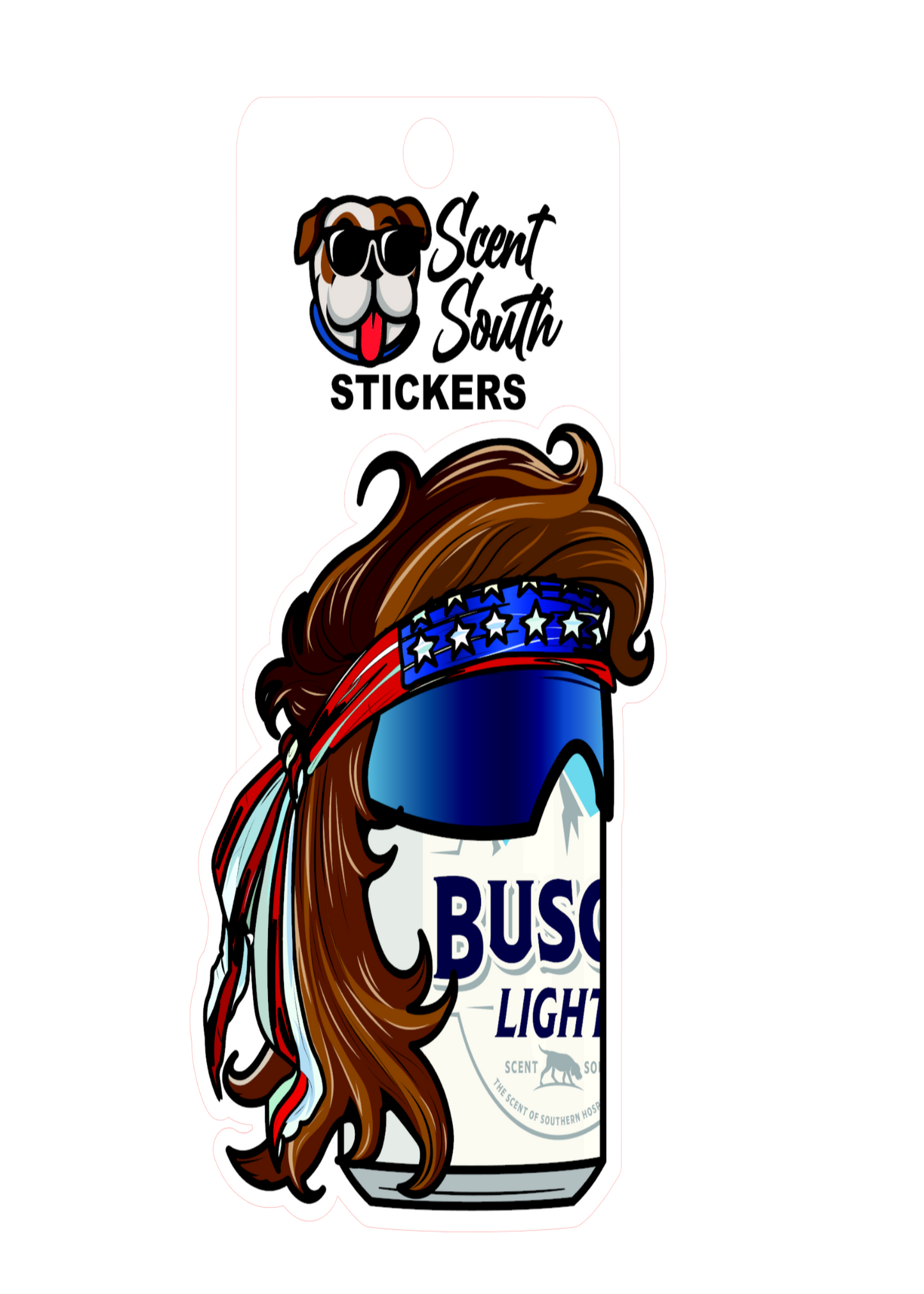 Mullet Busch - sticker