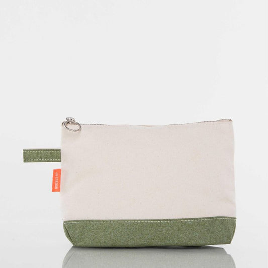 Metallics Makeup Bag-Metallic Green